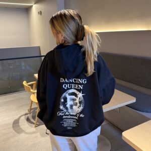 Dancing Queen Hoodie Negro